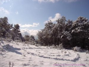 Espiral de nieve en Awankay